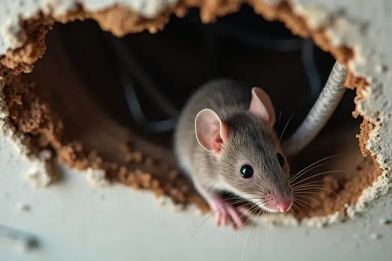 Electrical damage from mice